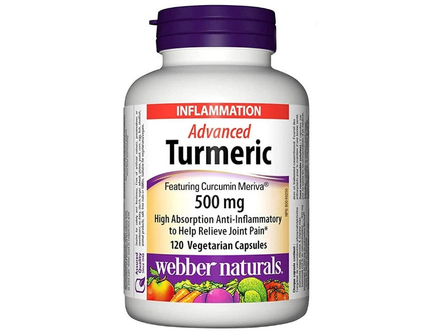 Webber Naturals Advanced Turmeric, 120 Capsules