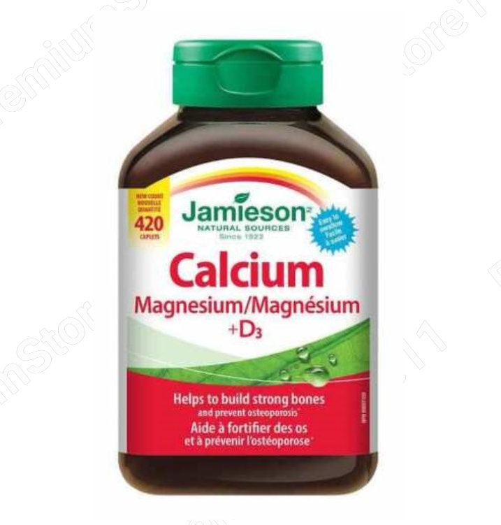 Jamieson Calcium Magnesium with Vitamin D3, 420 Caplets