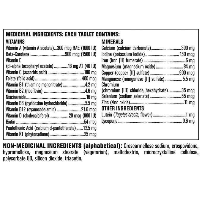 Kirkland Signature Men Multivitamin, 365 Tablets