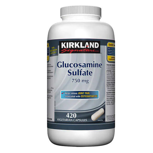 Kirkland Signature Glucosamine Sulfate 750 mg, 420 Capsules