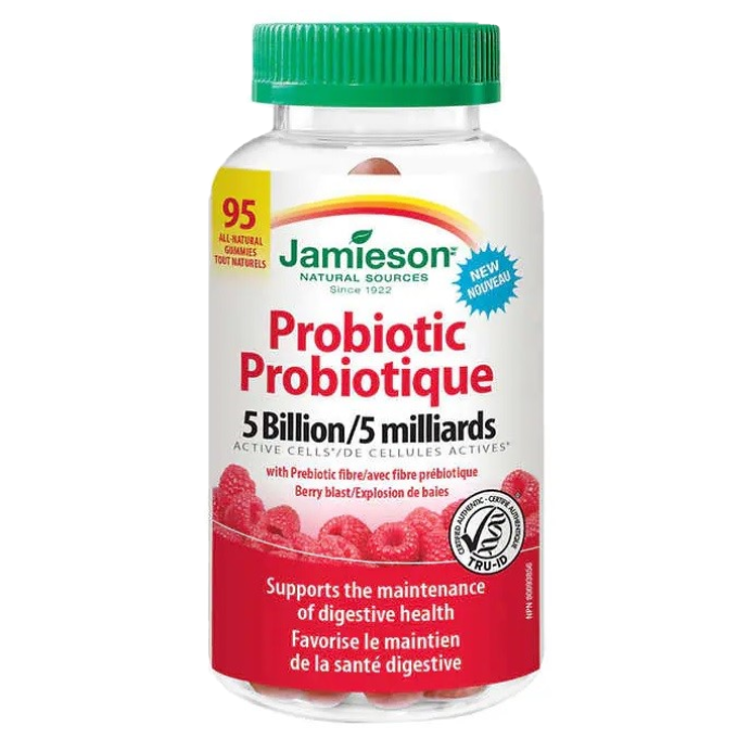 Jamieson Probiotic Gummies 5 Billion, 95 Gummies