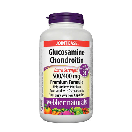 Webber Naturals Glucosamine & Chondroitin, 300 Capsules